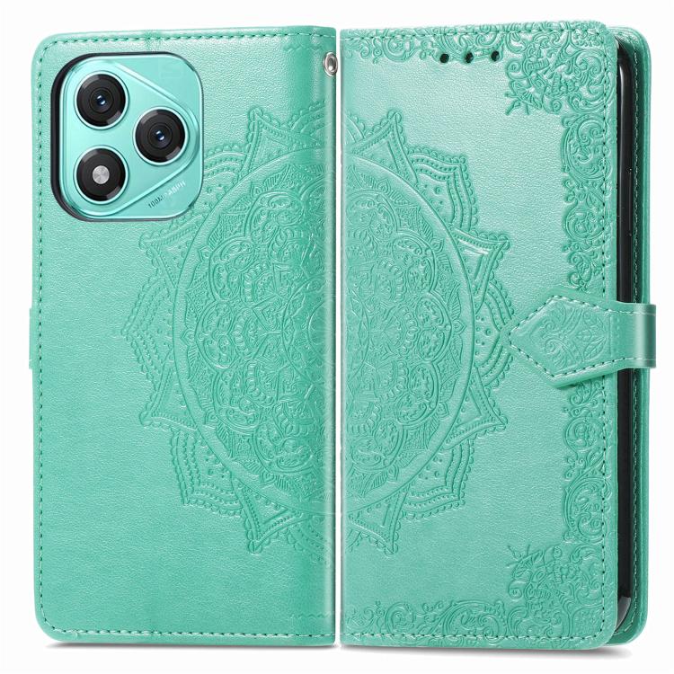 For Honor 400 Lite Global Mandala Flower Embossed Leather Phone Case
