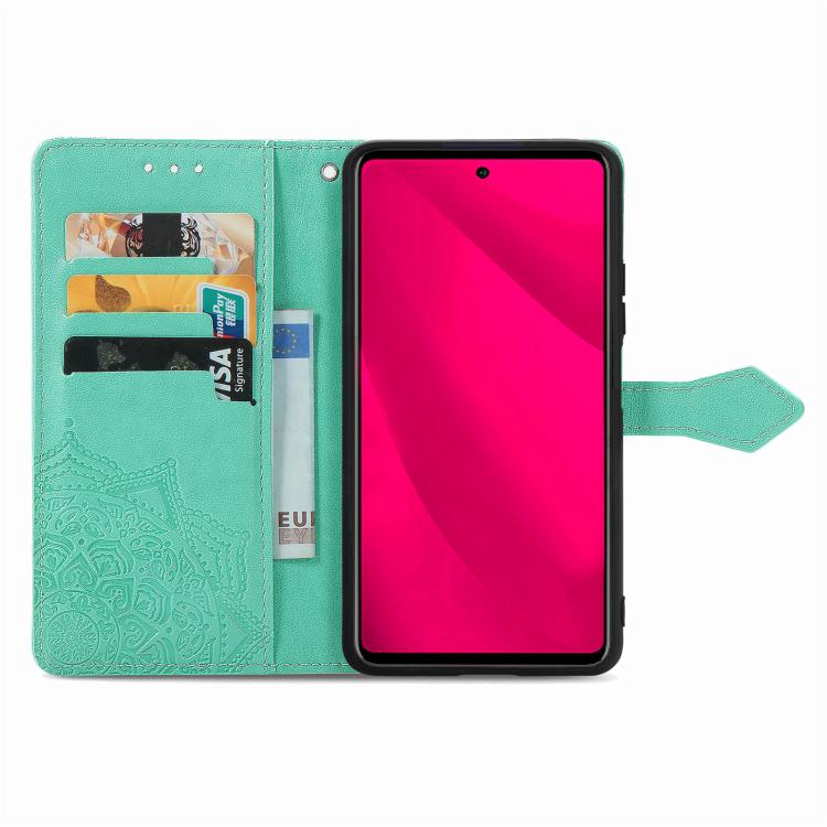 For Honor 400 Lite Global Mandala Flower Embossed Leather Phone Case