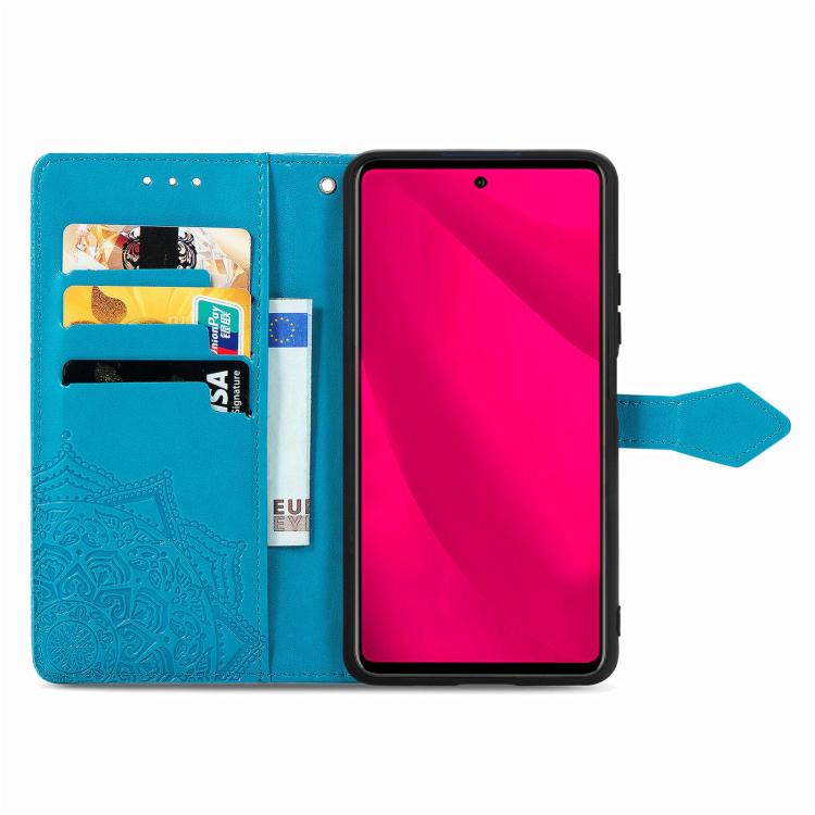 For Honor 400 Lite Global Mandala Flower Embossed Leather Phone Case