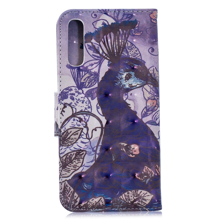 3D Colored Drawing Pattern Horizontal Flip Leather Case for Samsung Galaxy A50, with Holder & Card Slots & Wallet