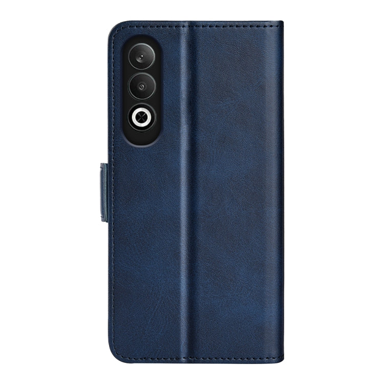 For OPPO K12 Dual-side Magnetic Buckle Horizontal Flip Leather Phone Case