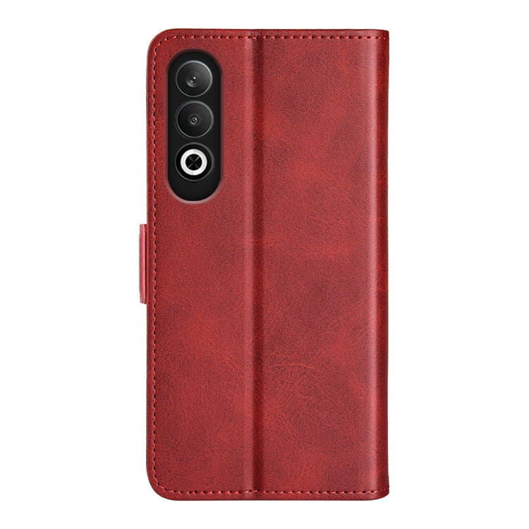 For OPPO K12 Dual-side Magnetic Buckle Horizontal Flip Leather Phone Case