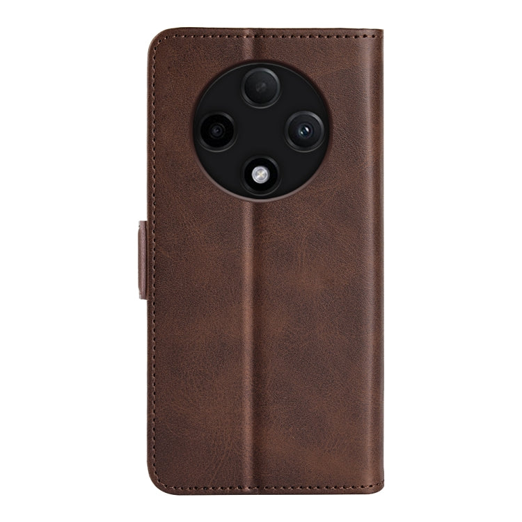 For OPPO A3 Pro 5G China Dual-side Magnetic Buckle Horizontal Flip Leather Phone Case