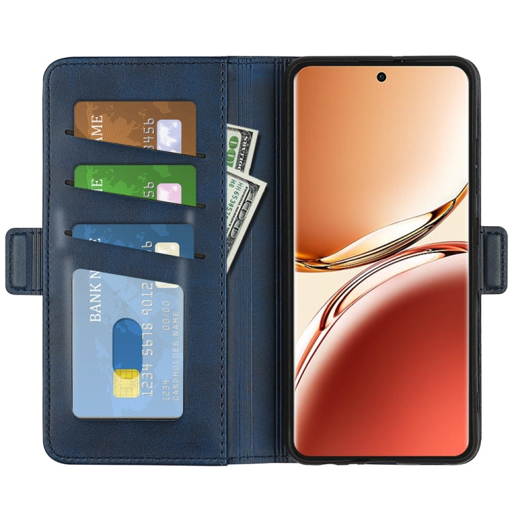 For OPPO A3 Pro 5G China Dual-side Magnetic Buckle Horizontal Flip Leather Phone Case