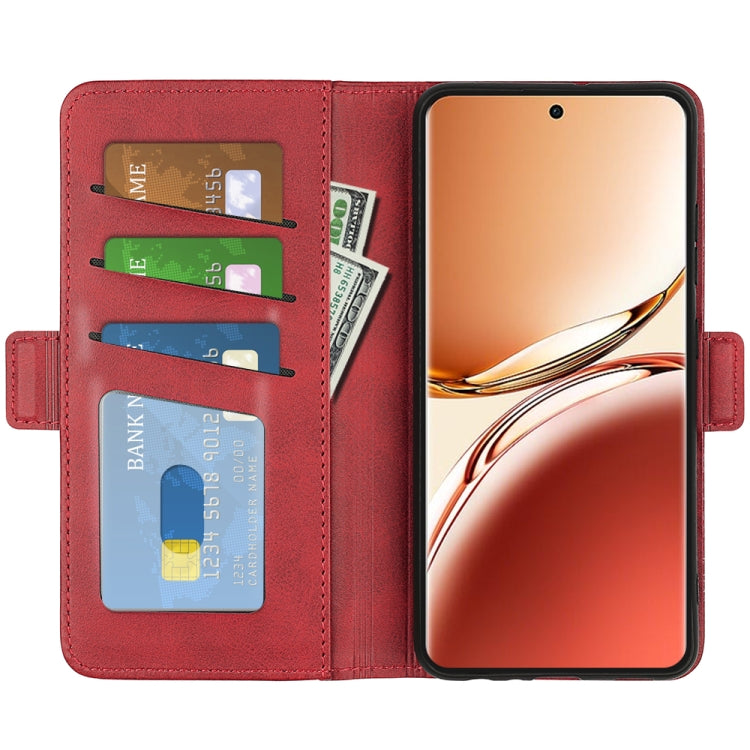 For OPPO A3 Pro 5G China Dual-side Magnetic Buckle Horizontal Flip Leather Phone Case