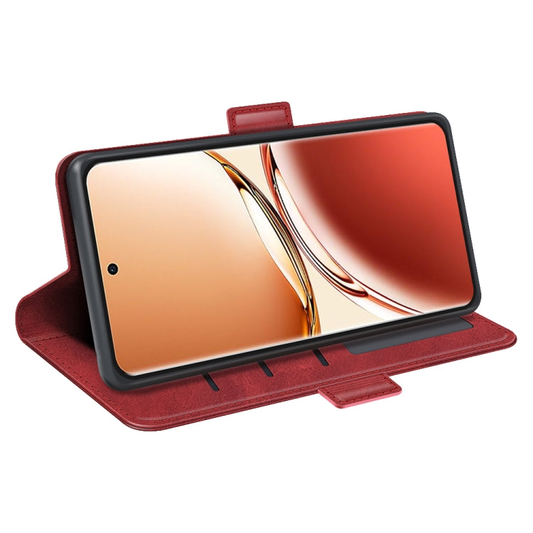 For OPPO A3 Pro 5G China Dual-side Magnetic Buckle Horizontal Flip Leather Phone Case