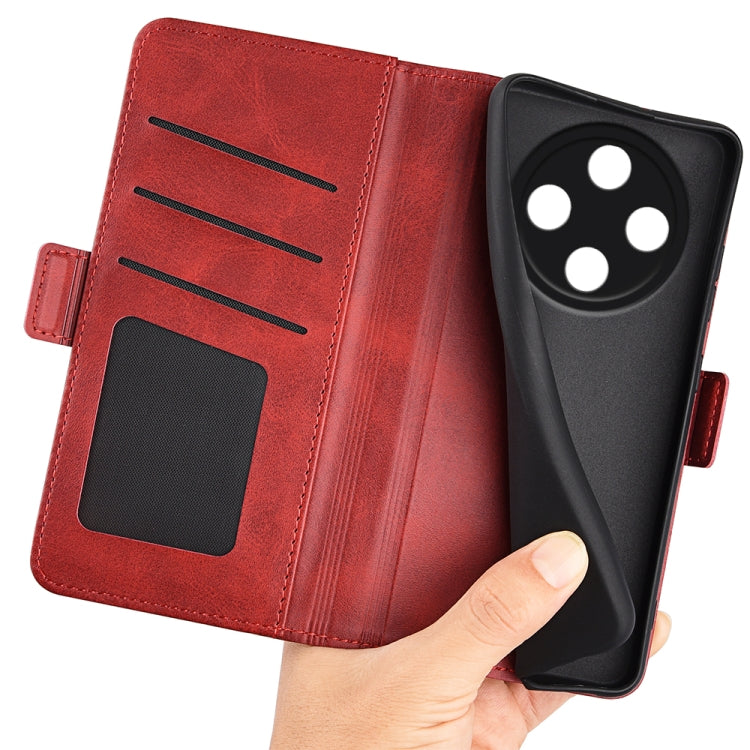 For OPPO A3 Pro 5G China Dual-side Magnetic Buckle Horizontal Flip Leather Phone Case