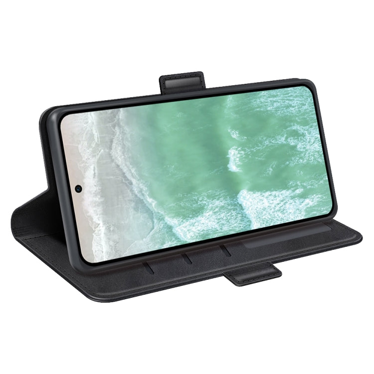For OPPO Reno11 F 5G Dual-side Magnetic Buckle Horizontal Flip Leather Phone Case