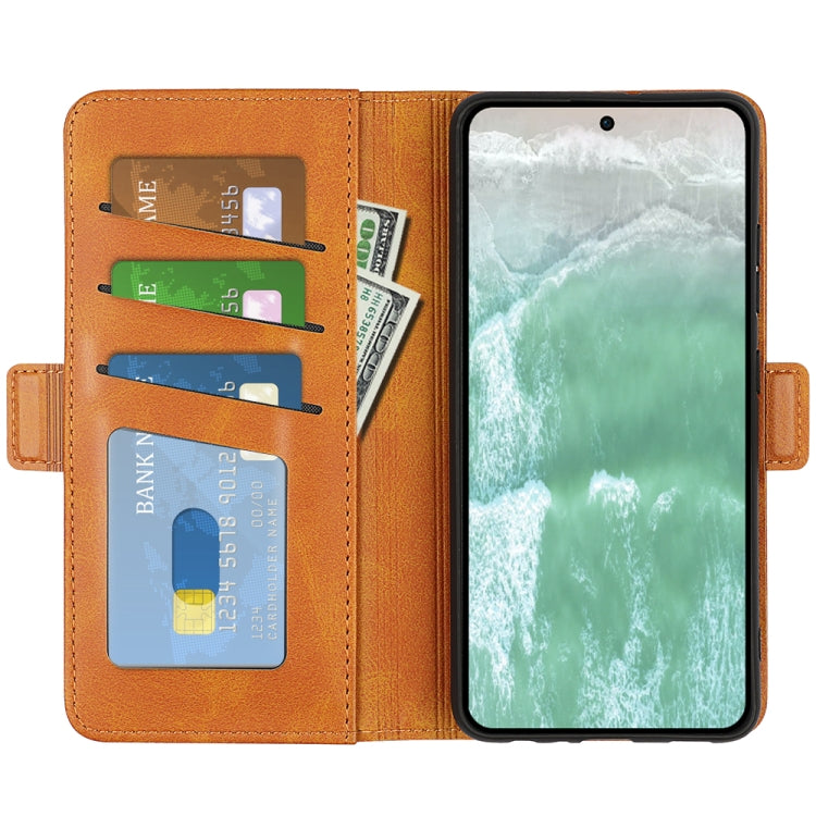 For OPPO Reno11 F 5G Dual-side Magnetic Buckle Horizontal Flip Leather Phone Case