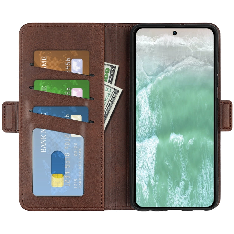 For OPPO Reno11 F 5G Dual-side Magnetic Buckle Horizontal Flip Leather Phone Case