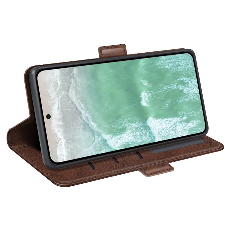 For OPPO Reno11 F 5G Dual-side Magnetic Buckle Horizontal Flip Leather Phone Case
