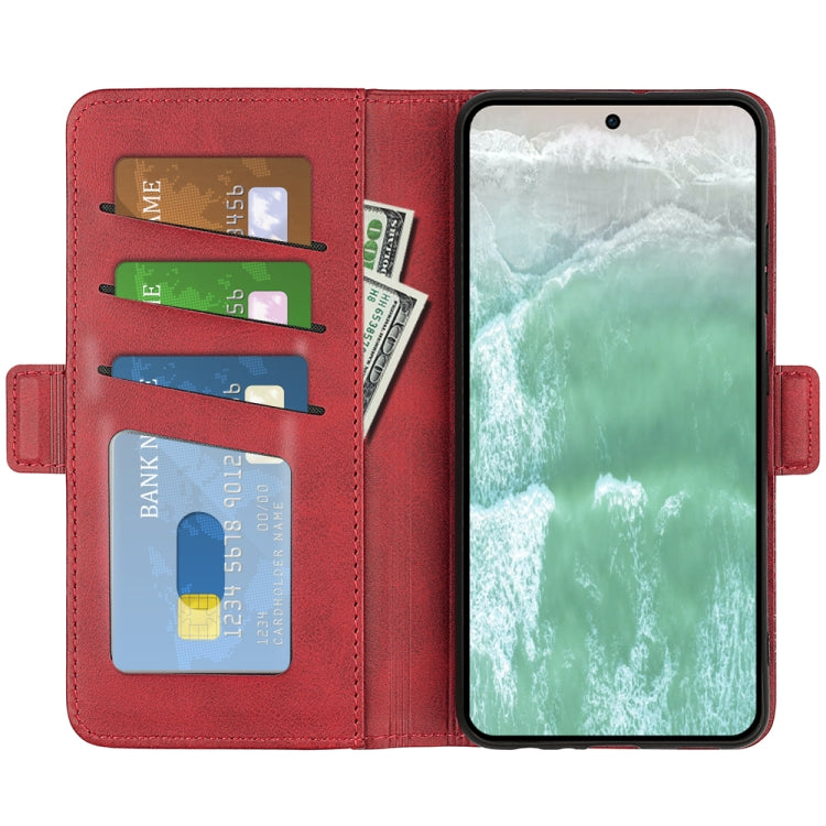 For OPPO Reno11 F 5G Dual-side Magnetic Buckle Horizontal Flip Leather Phone Case