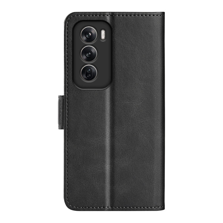 For OPPO Reno12 Pro 5G Global Dual-side Magnetic Buckle Horizontal Flip Leather Phone Case