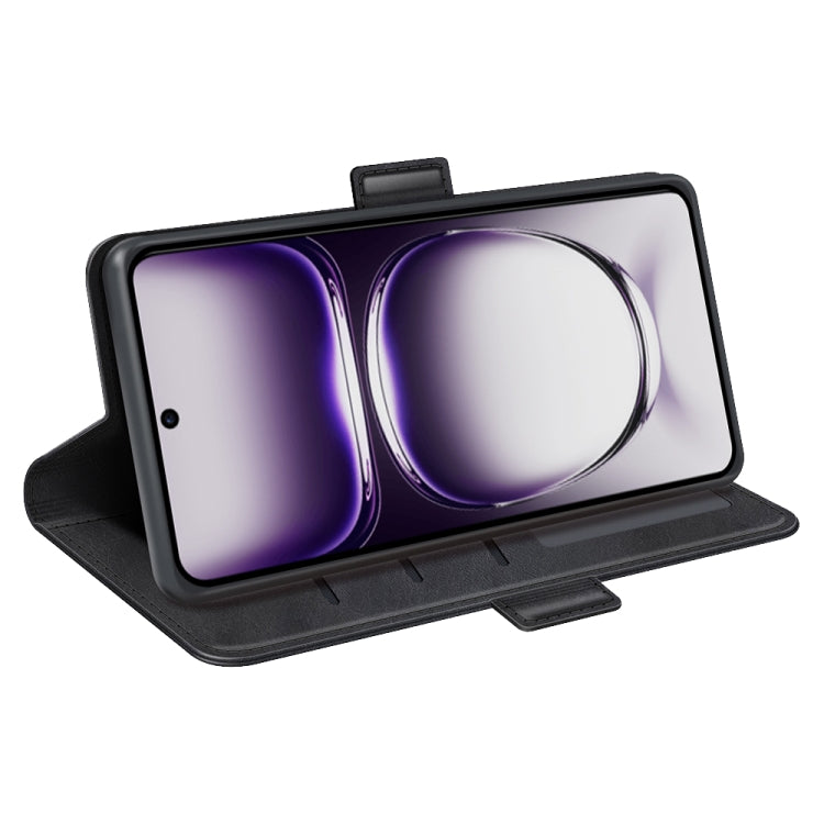 For OPPO Reno12 Pro 5G Global Dual-side Magnetic Buckle Horizontal Flip Leather Phone Case