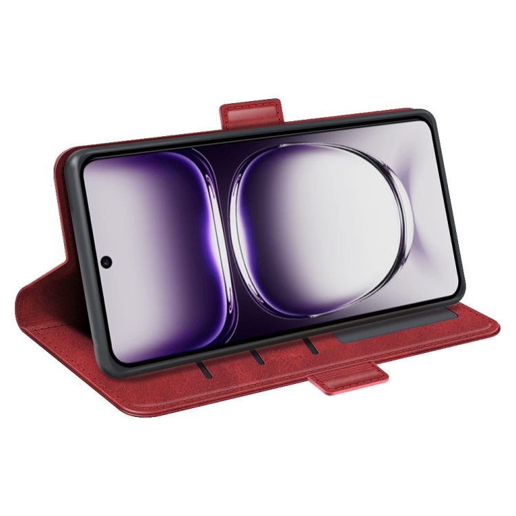 For OPPO Reno12 Pro 5G Global Dual-side Magnetic Buckle Horizontal Flip Leather Phone Case