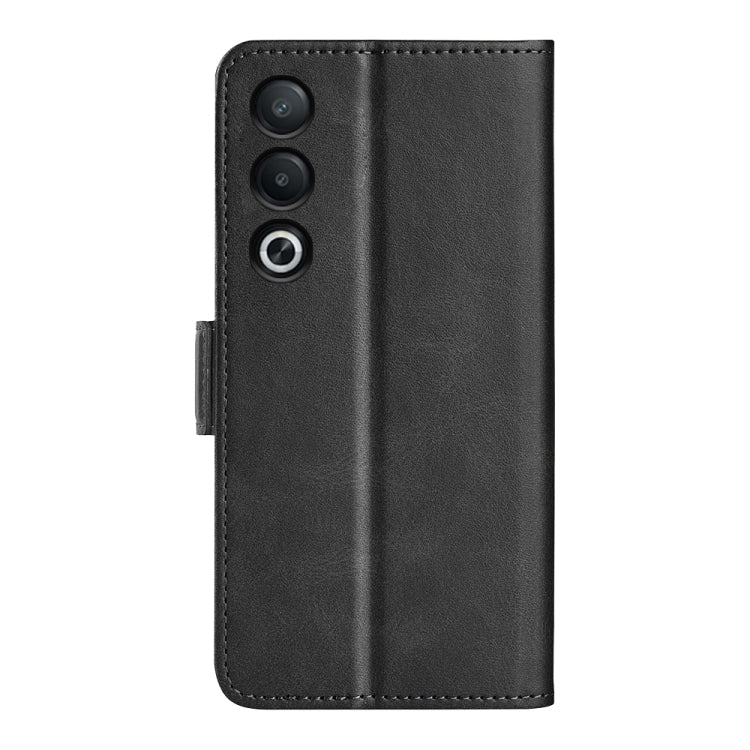 For OPPO A3 Pro Global Dual-side Magnetic Buckle Horizontal Flip Leather Phone Case