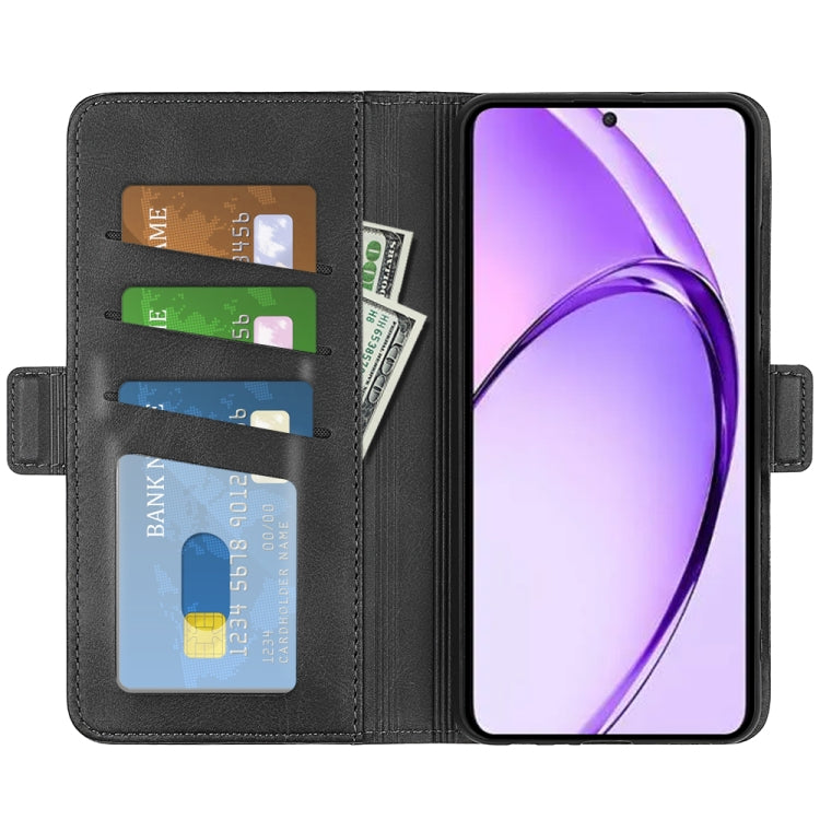 For OPPO A3 Pro Global Dual-side Magnetic Buckle Horizontal Flip Leather Phone Case