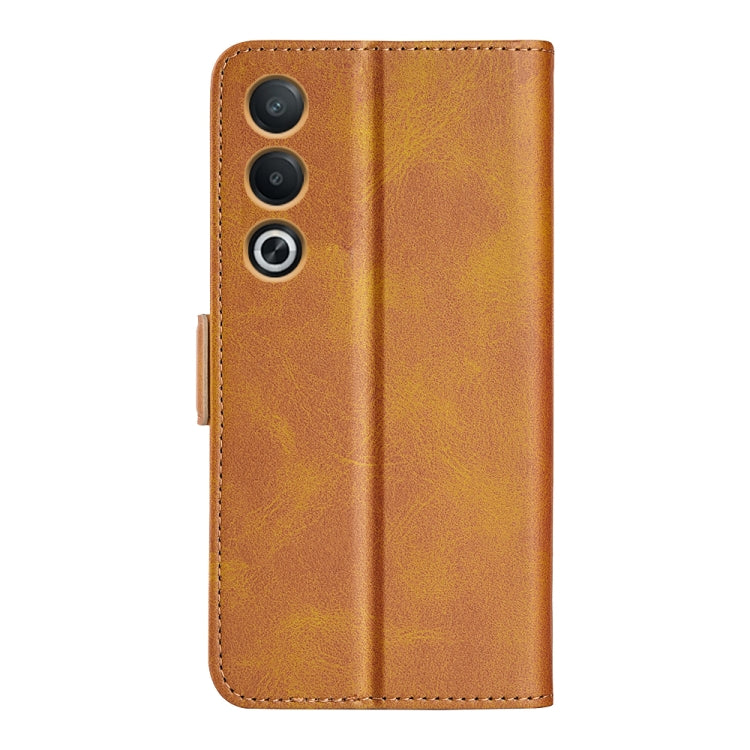 For OPPO A3 Pro Global Dual-side Magnetic Buckle Horizontal Flip Leather Phone Case