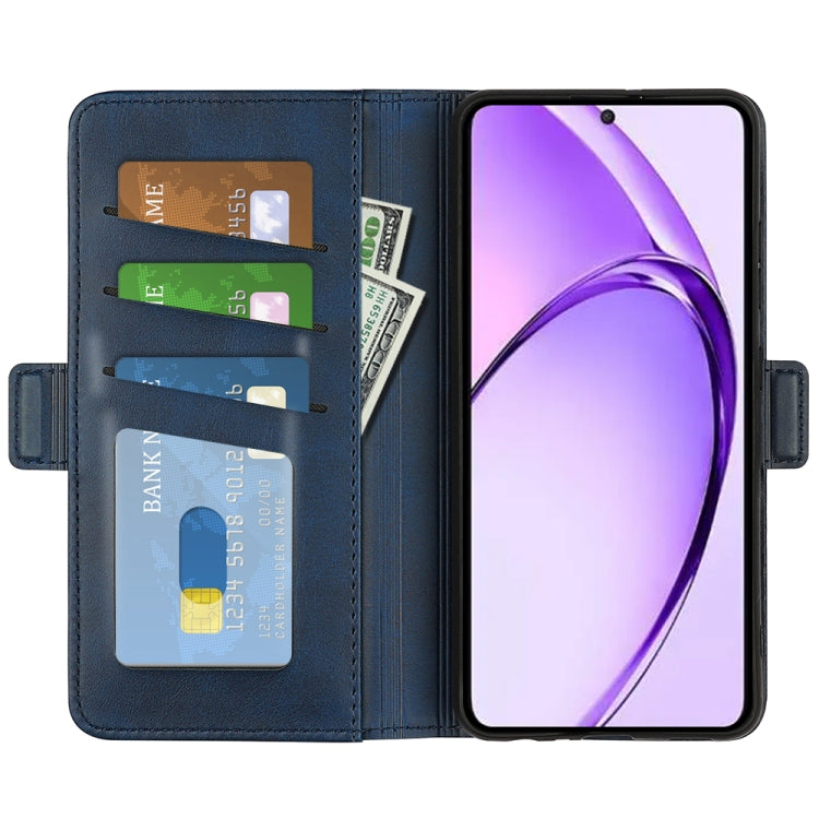 For OPPO A3 Pro Global Dual-side Magnetic Buckle Horizontal Flip Leather Phone Case