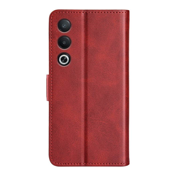For OPPO A3 Pro Global Dual-side Magnetic Buckle Horizontal Flip Leather Phone Case