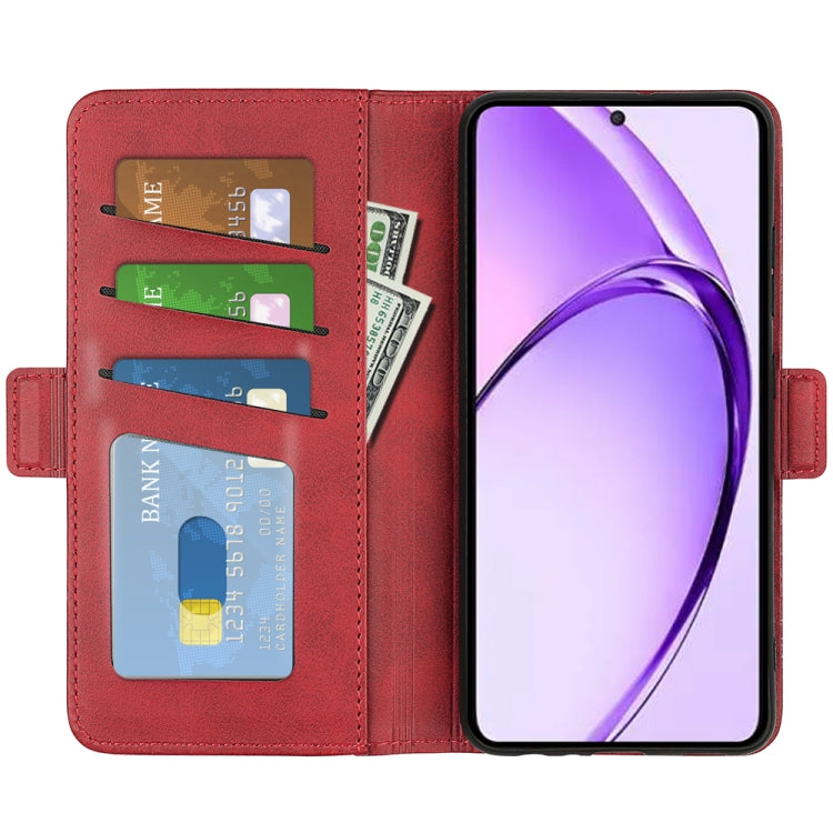 For OPPO A3 Pro Global Dual-side Magnetic Buckle Horizontal Flip Leather Phone Case