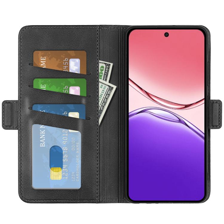 For OPPO A5 Pro Global Dual-side Magnetic Buckle Horizontal Flip Leather Phone Case