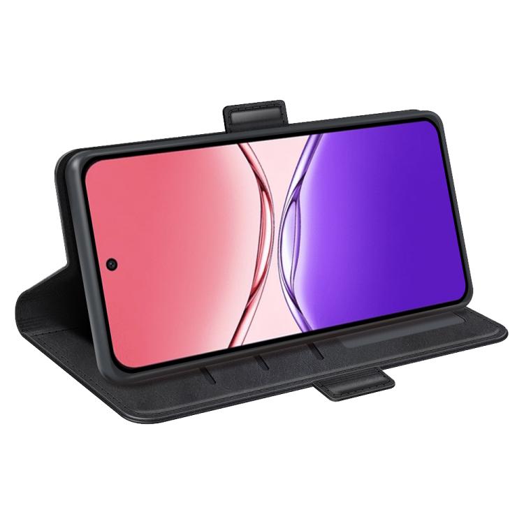 For OPPO A5 Pro Global Dual-side Magnetic Buckle Horizontal Flip Leather Phone Case