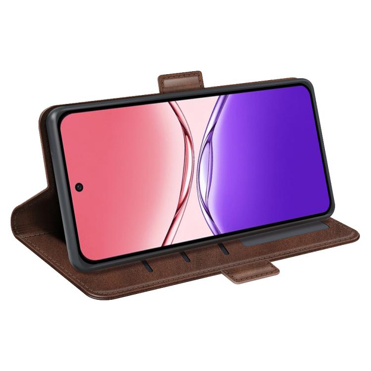 For OPPO A5 Pro Global Dual-side Magnetic Buckle Horizontal Flip Leather Phone Case
