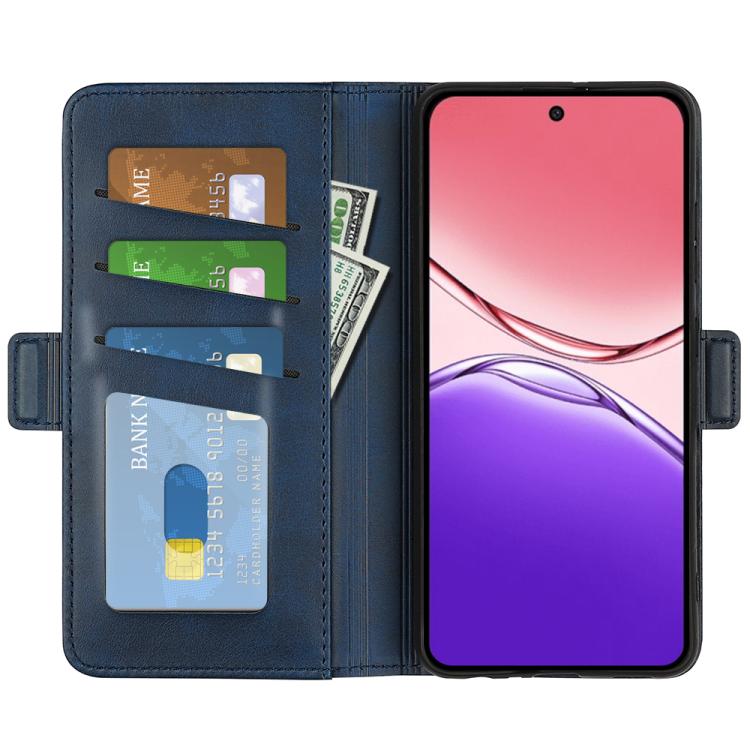 For OPPO A5 Pro Global Dual-side Magnetic Buckle Horizontal Flip Leather Phone Case