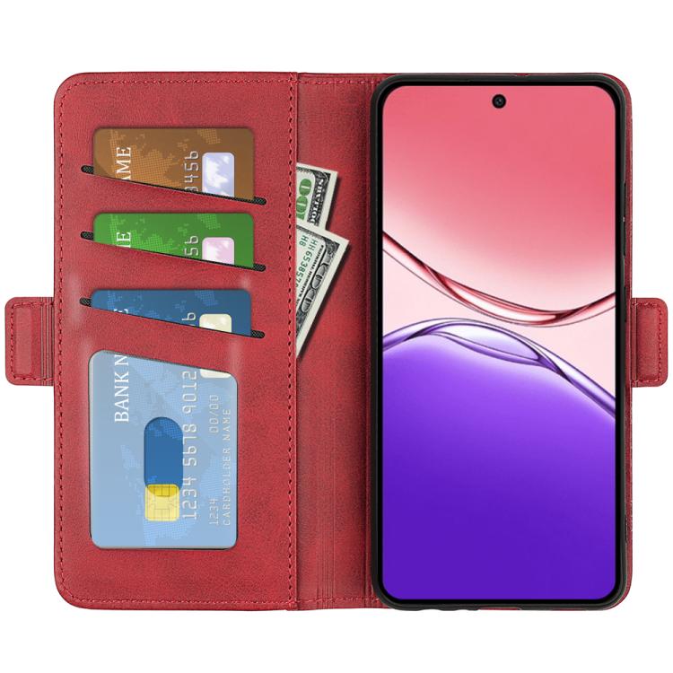 For OPPO A5 Pro Global Dual-side Magnetic Buckle Horizontal Flip Leather Phone Case