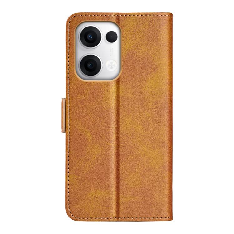 For OPPO Reno13 5G Dual-side Magnetic Buckle Horizontal Flip Leather Phone Case