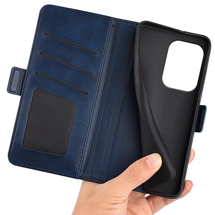For OPPO Reno13 5G Dual-side Magnetic Buckle Horizontal Flip Leather Phone Case