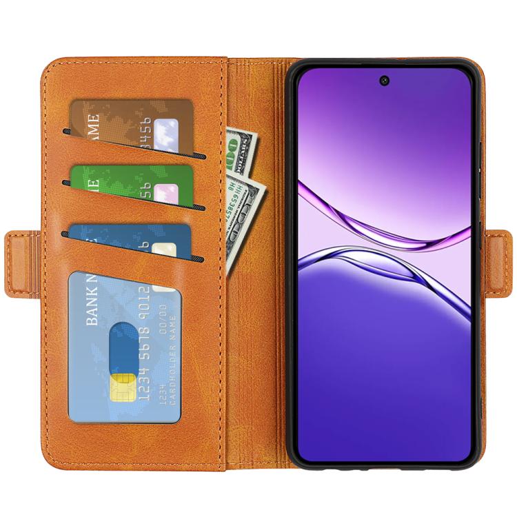 For OPPO F29 Pro 5G Dual-side Magnetic Buckle Horizontal Flip Leather Phone Case