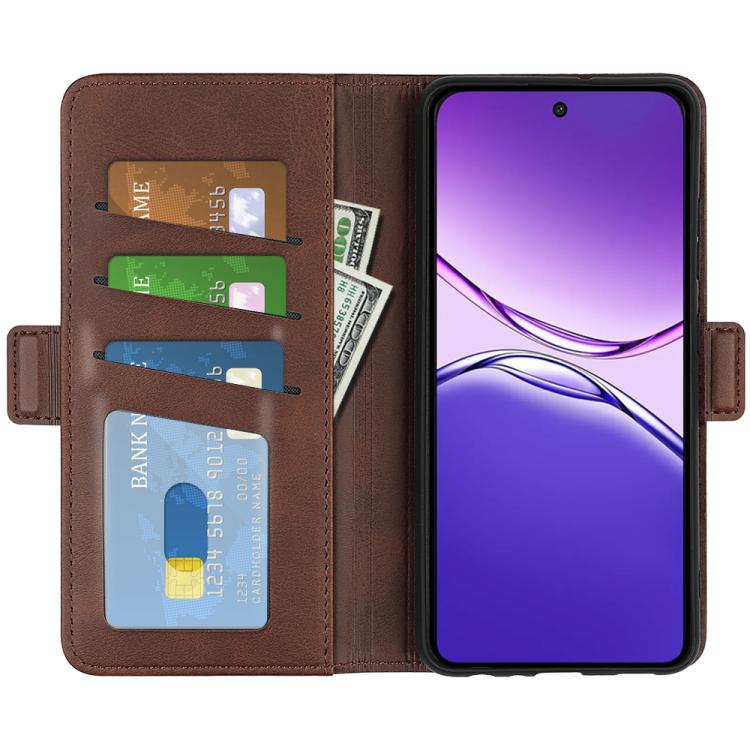 For OPPO F29 Pro 5G Dual-side Magnetic Buckle Horizontal Flip Leather Phone Case