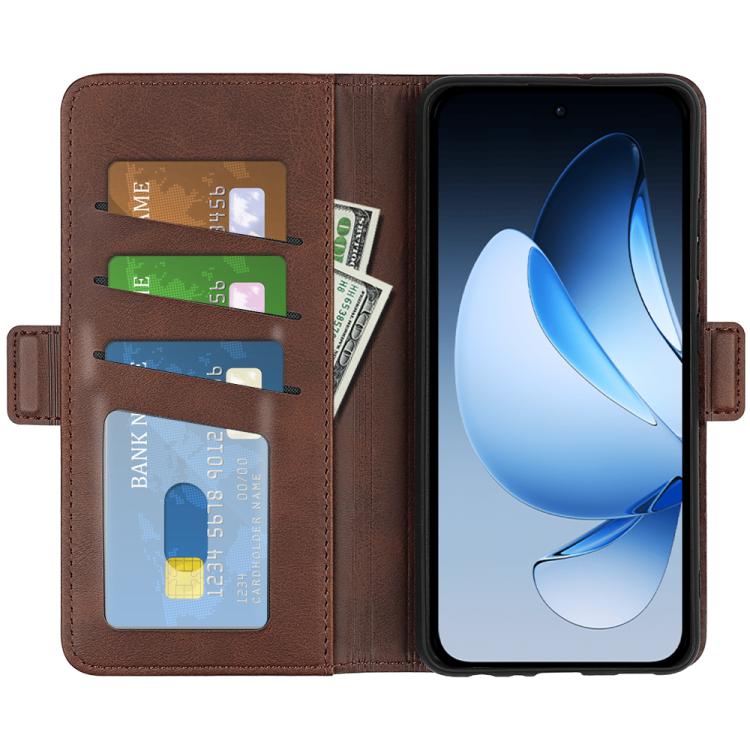 For OPPO Reno13 Pro 5G Dual-side Magnetic Buckle Horizontal Flip Leather Phone Case