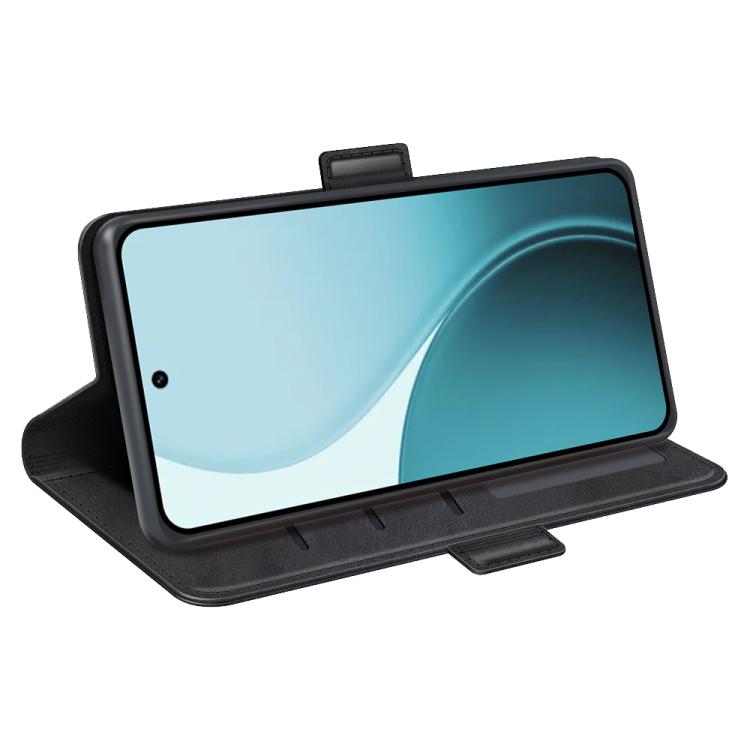 For OPPO Reno14 F 5G Dual-side Magnetic Buckle Horizontal Flip Leather Phone Case