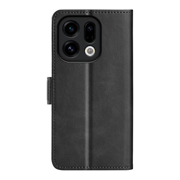 For OPPO Find X9 Dual-side Magnetic Buckle Horizontal Flip Leather Phone Case