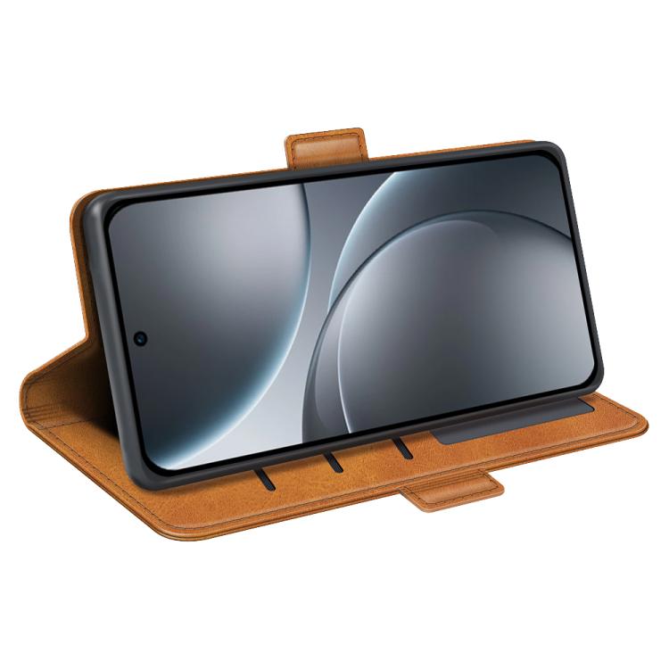 For OPPO Find X9 Dual-side Magnetic Buckle Horizontal Flip Leather Phone Case