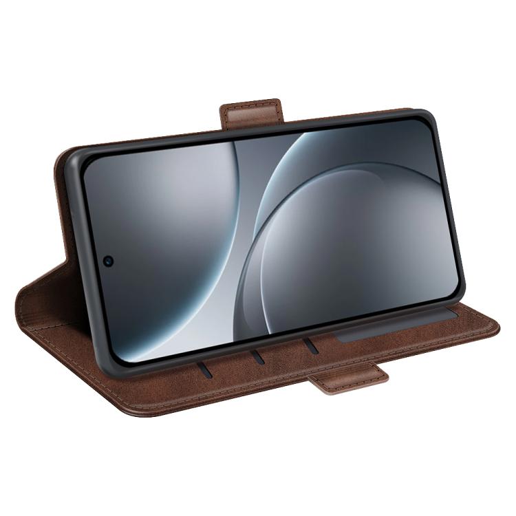 For OPPO Find X9 Dual-side Magnetic Buckle Horizontal Flip Leather Phone Case