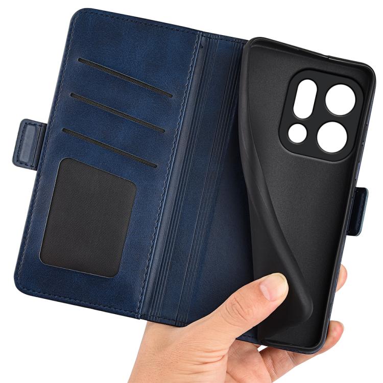 For OPPO Find X9 Dual-side Magnetic Buckle Horizontal Flip Leather Phone Case