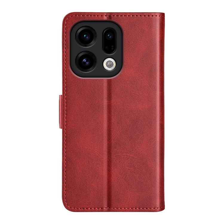 For OPPO Find X9 Dual-side Magnetic Buckle Horizontal Flip Leather Phone Case