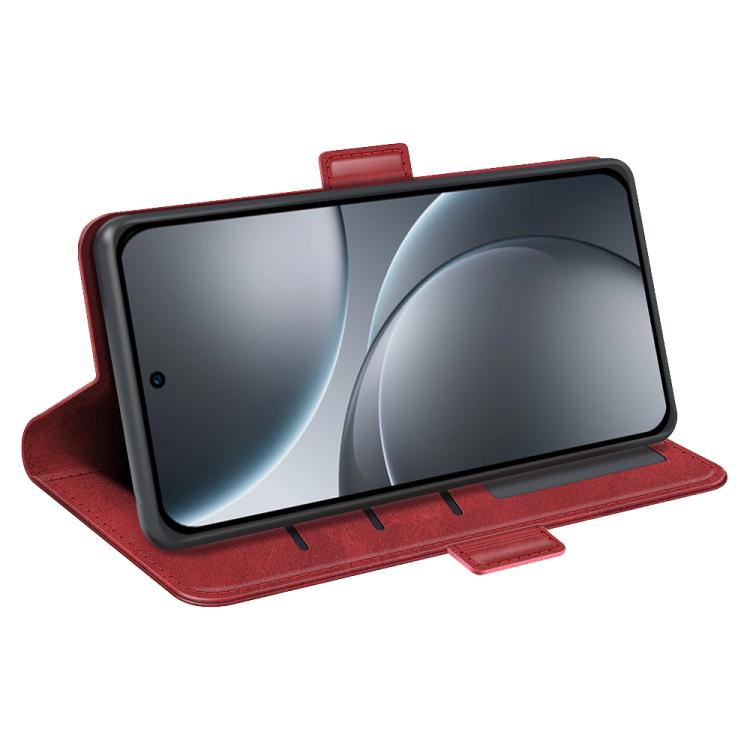 For OPPO Find X9 Dual-side Magnetic Buckle Horizontal Flip Leather Phone Case