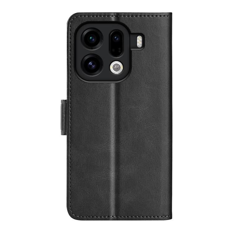 For OPPO Find X9 Pro Dual-side Magnetic Buckle Horizontal Flip Leather Phone Case