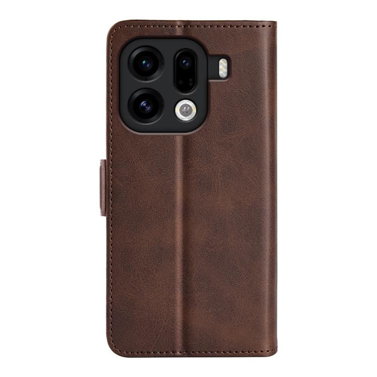 For OPPO Find X9 Pro Dual-side Magnetic Buckle Horizontal Flip Leather Phone Case