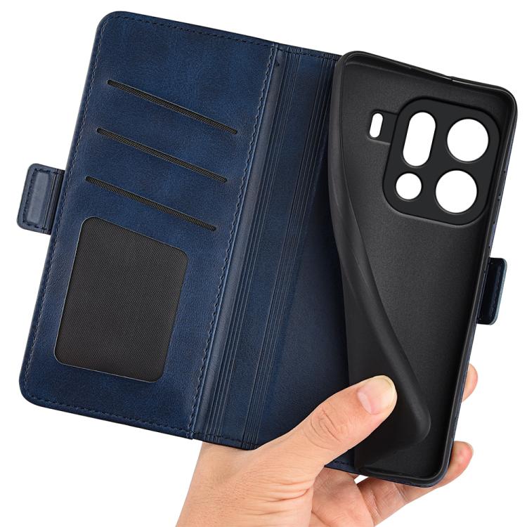 For OPPO Find X9 Pro Dual-side Magnetic Buckle Horizontal Flip Leather Phone Case