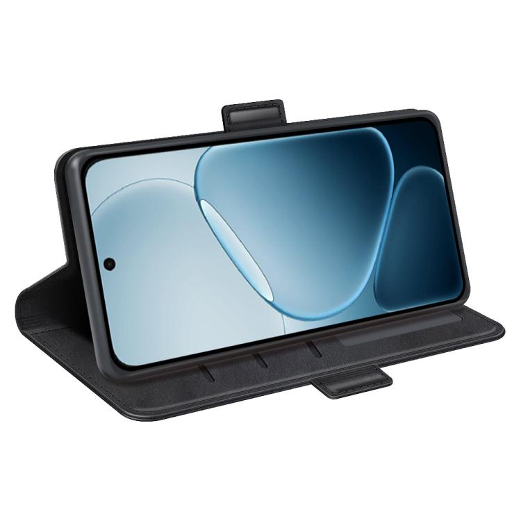 For OPPO A6x 4G / 5G Dual-side Magnetic Buckle Horizontal Flip Leather Phone Case