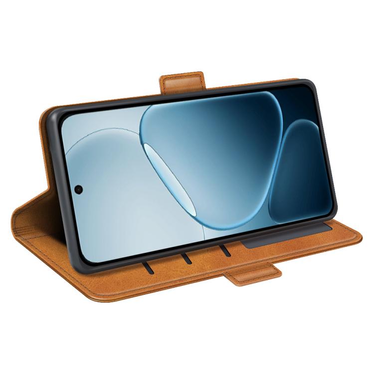 For OPPO A6x 4G / 5G Dual-side Magnetic Buckle Horizontal Flip Leather Phone Case