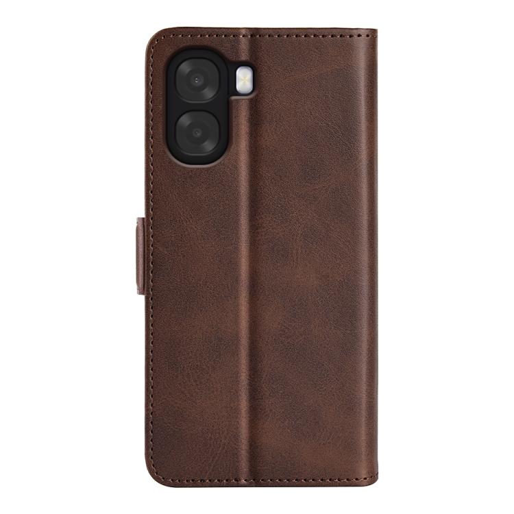 For OPPO A6x 4G / 5G Dual-side Magnetic Buckle Horizontal Flip Leather Phone Case