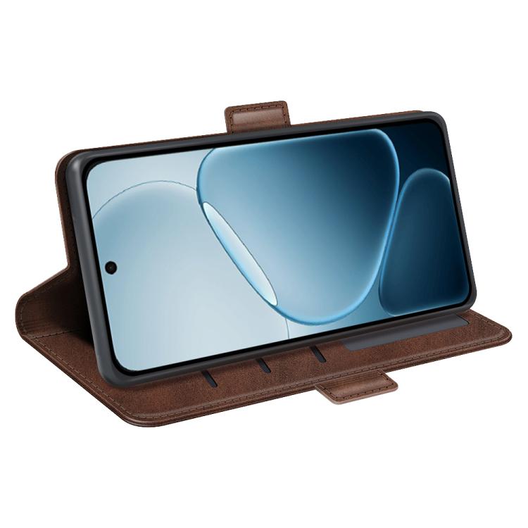 For OPPO A6x 4G / 5G Dual-side Magnetic Buckle Horizontal Flip Leather Phone Case