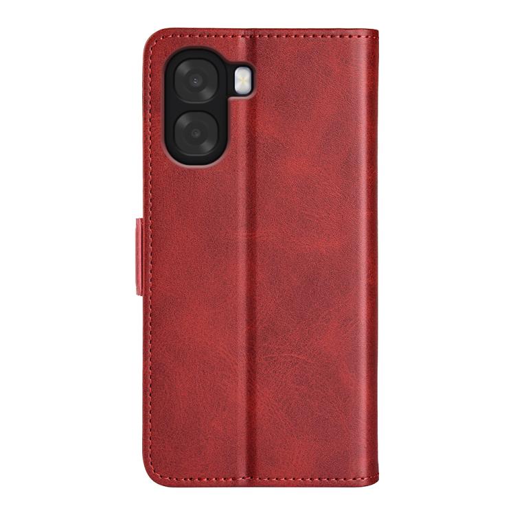 For OPPO A6x 4G / 5G Dual-side Magnetic Buckle Horizontal Flip Leather Phone Case